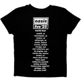 Oasis 'Wonderwall Live '25 World' (Black) Kids T-Shirt