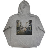 Oasis 'What's The Story Red Logo' (Grey) Zip Up Hoodie
