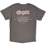 Aerosmith 'Summer Tour '85' (Charcoal Grey) T-Shirt