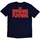 The Smashing Pumpkins 'Red Face Vampire' (Navy Blue) T-Shirt