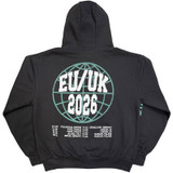 System of a Down 'Hollywood Logo Tour '26' (Charcoal Grey) Pull Over Hoodie