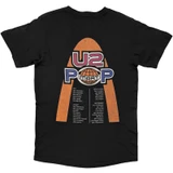 U2 'PopMart European Tour '97' (Black) T-Shirt