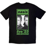 Oasis 'Melbourne 4 Nov Event' (Black) T-Shirt