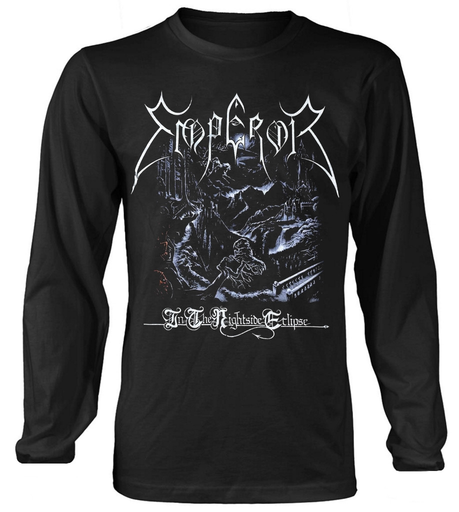 Emperor 'As The Shadows Rise' (Black) Long Sleeve Shirt Eyesore Merch