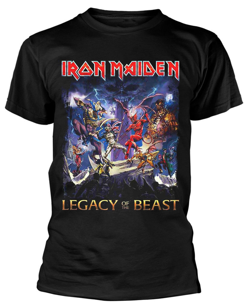 Iron Maiden The Beast Tames Texas Official Tour T-Shirt - Black, Unisex, NEW With Tags