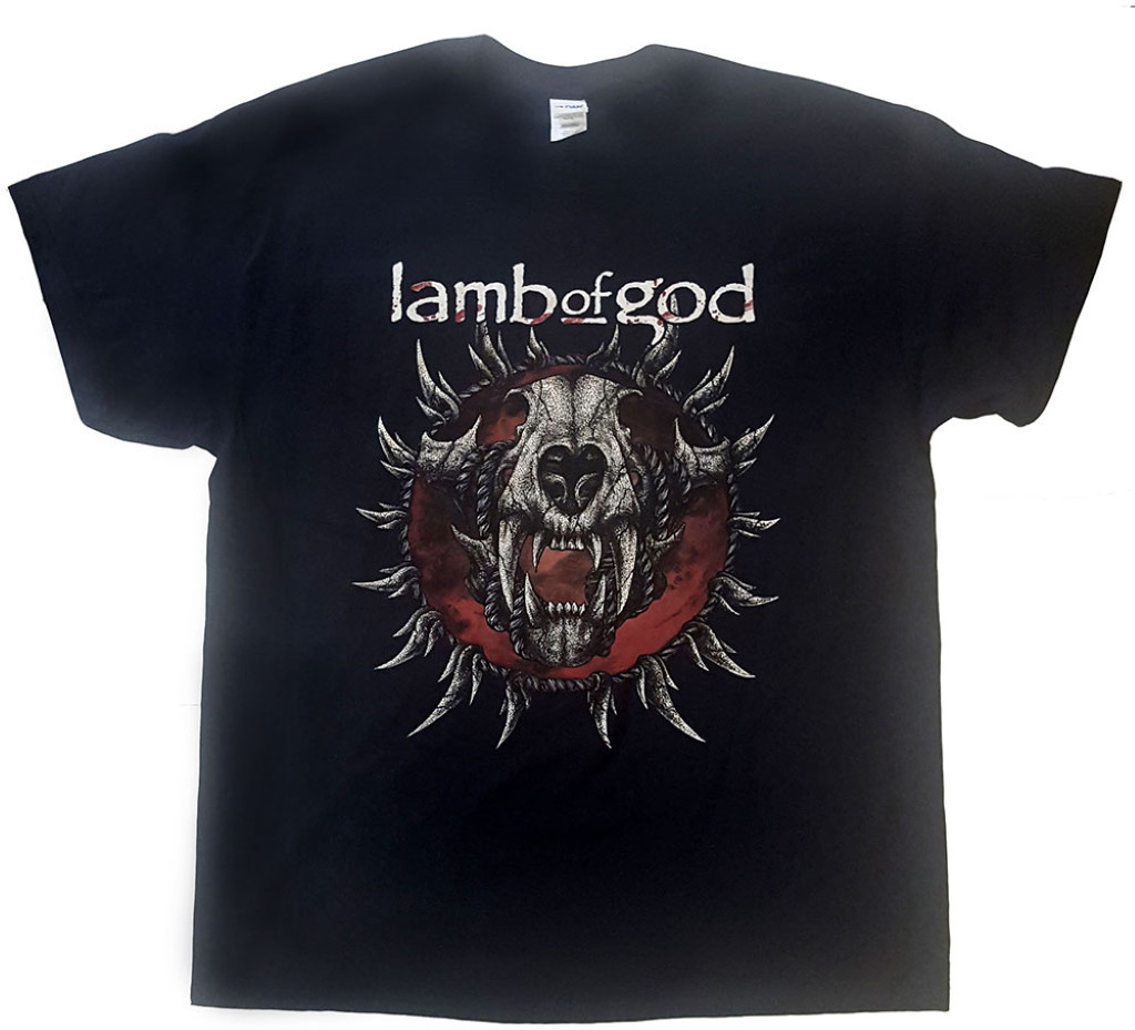 T-shirt Lamb Of God - The Blue Cloak, Noir, Coton, Taille Unique Unisex, Neuf Avec étiquette