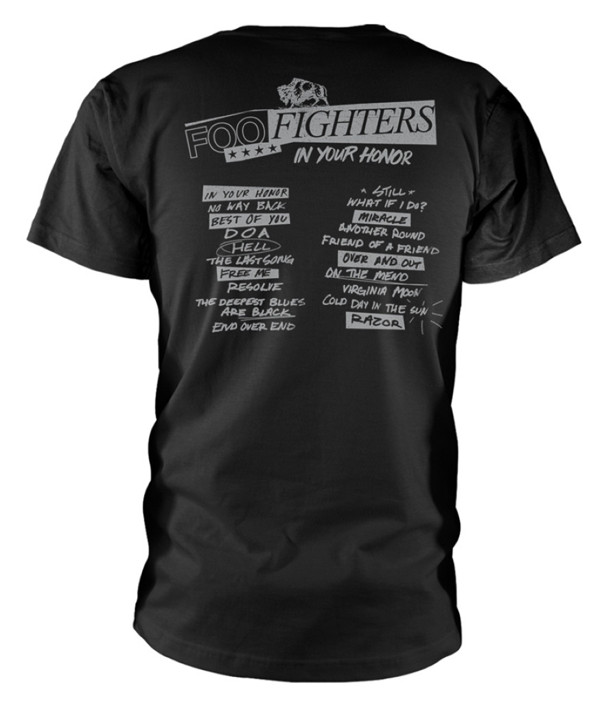 Herren BIO Baumwolle T-Shirt DAVE GROHL Foo Fighters
