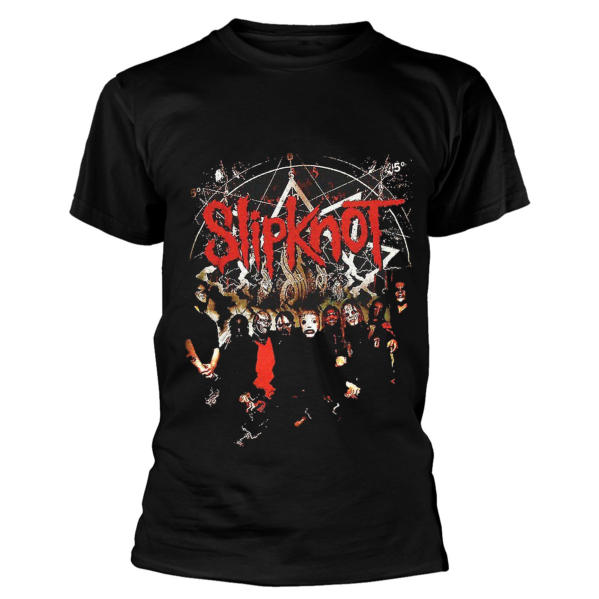 Official Slipknot Skull Logo Men's Black T-Shirt - Rock Band Merch, Soft Cotton Unisex Tee