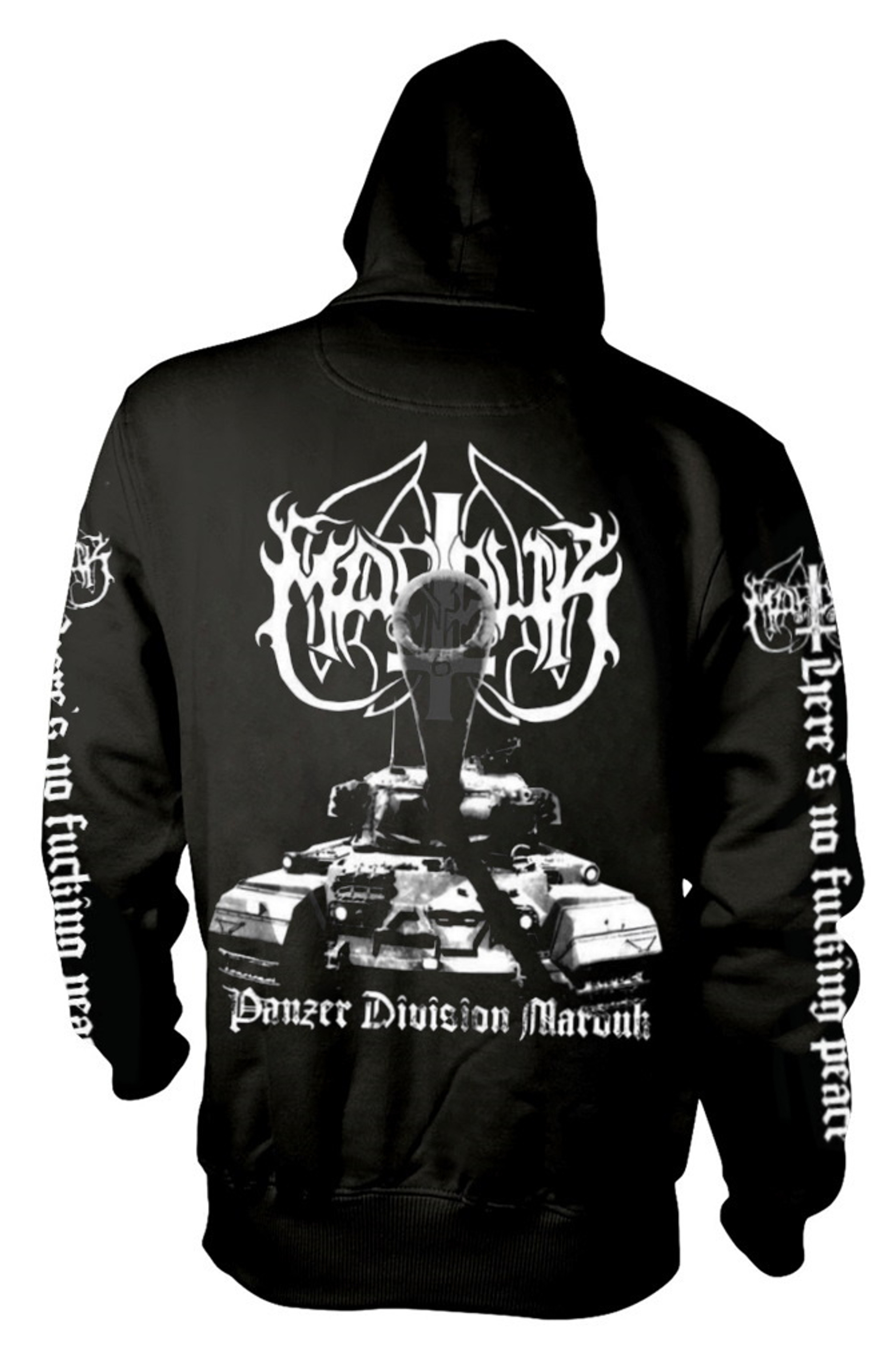 Marduk 'Panzer Crest' (Black) Zip Up Hoodie