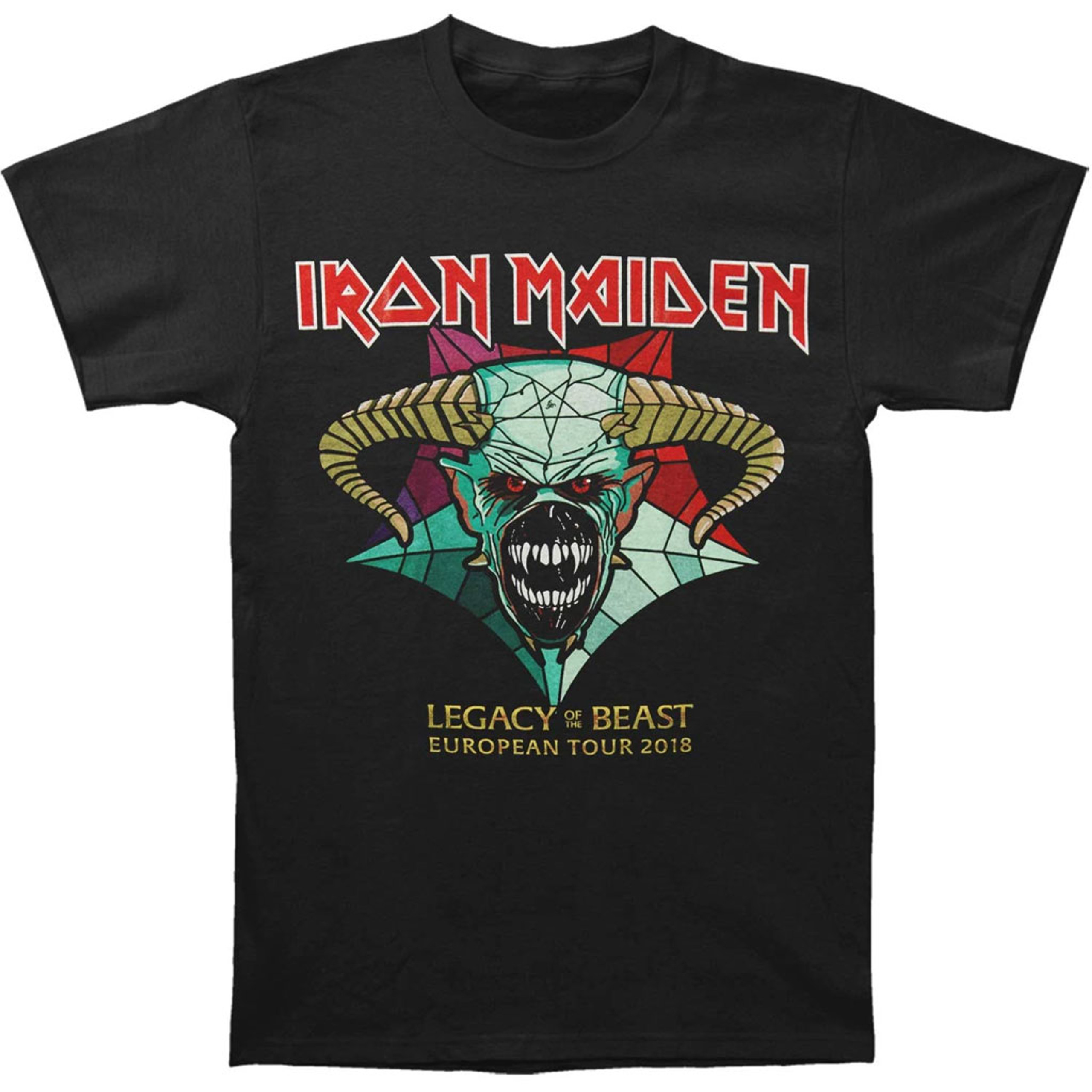 Iron Maiden 'Legacy Of The Beast Tour' (Black) T-Shirt | Eyesore Merch