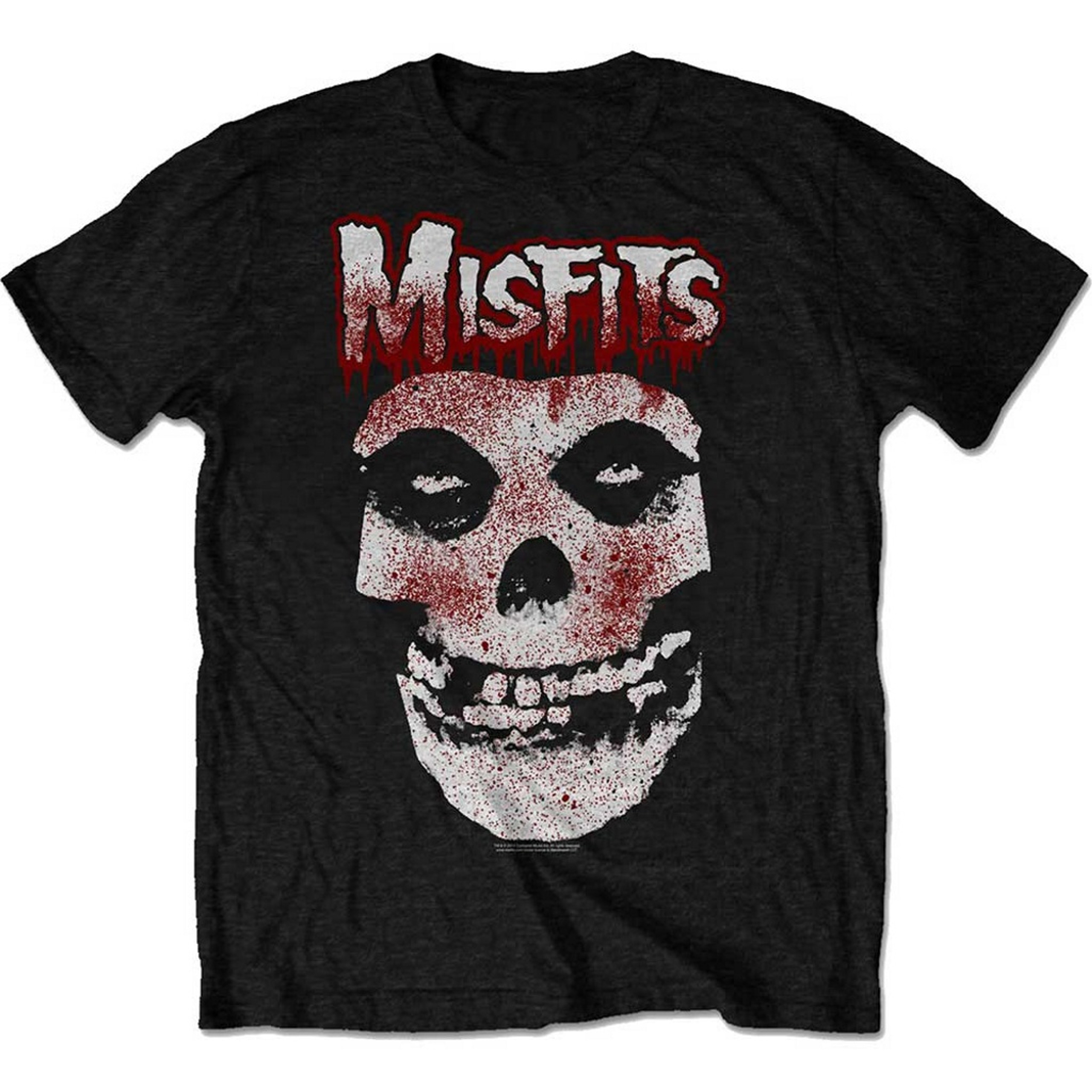Misfits 'Blood Drip Skull' (Packaged Black) T-Shirt