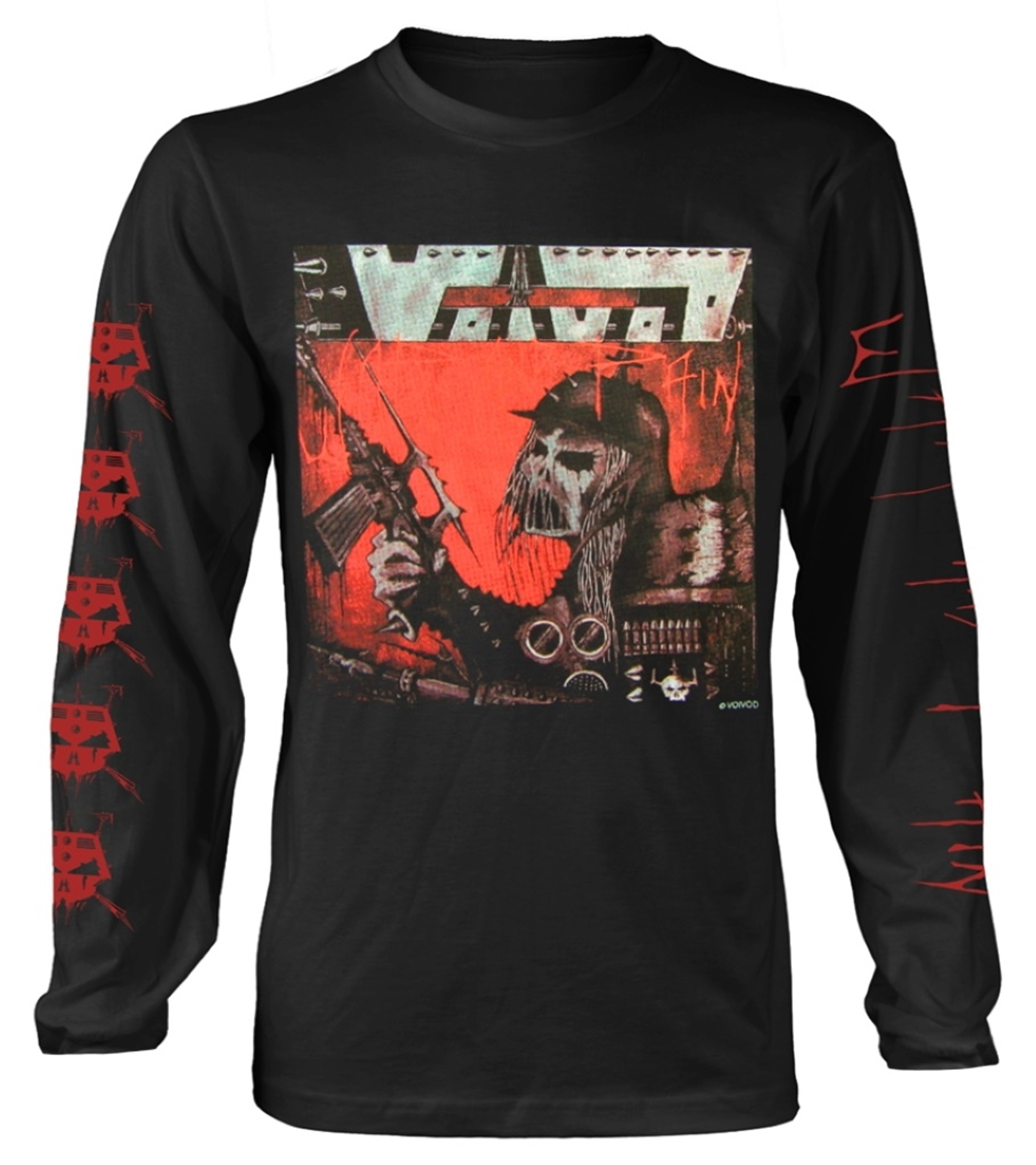 Voivod 'War & Pain' (Black) Long Sleeve Shirt