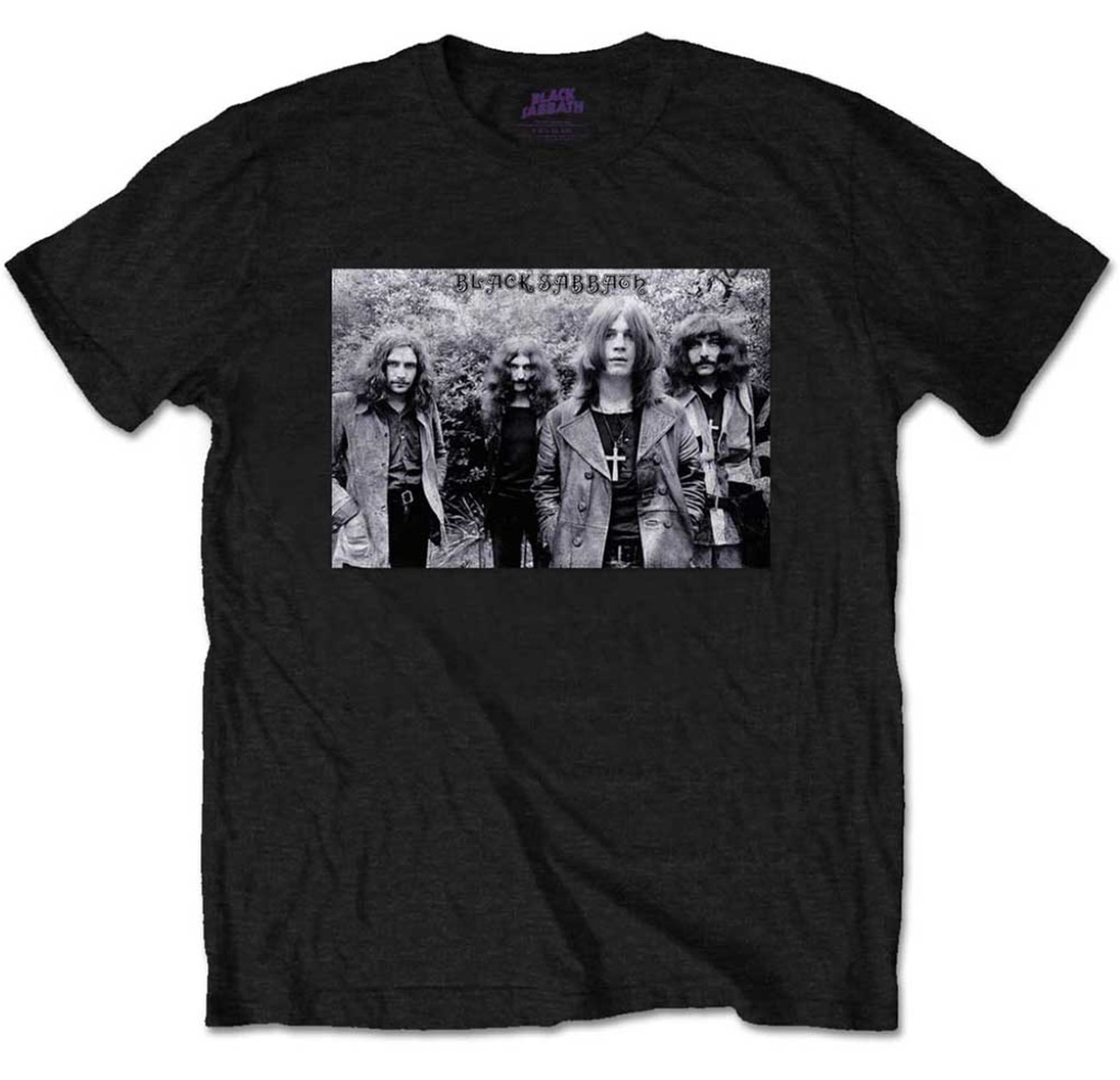 Black Sabbath 'Greyscale Group' (Black) T-Shirt