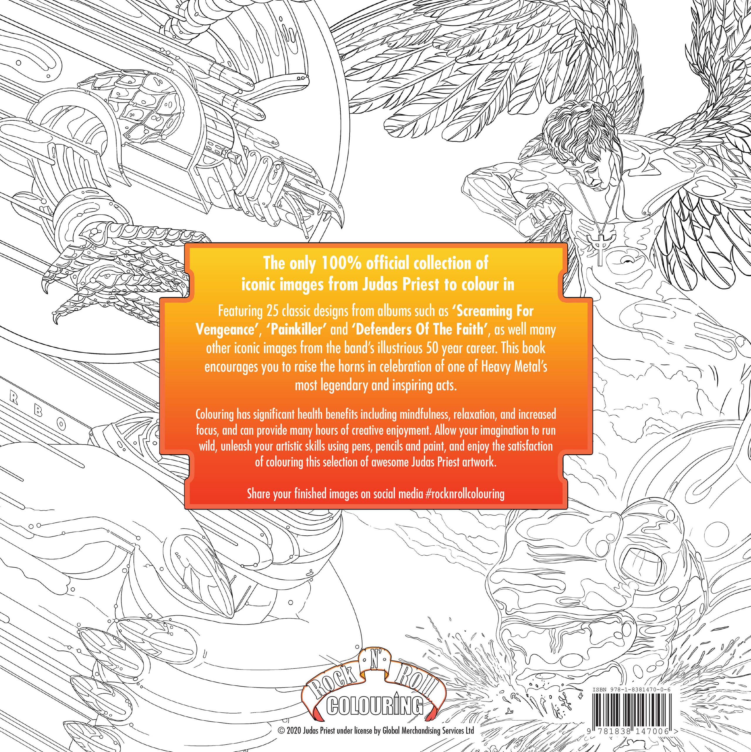The Official Motorhead Colouring Book