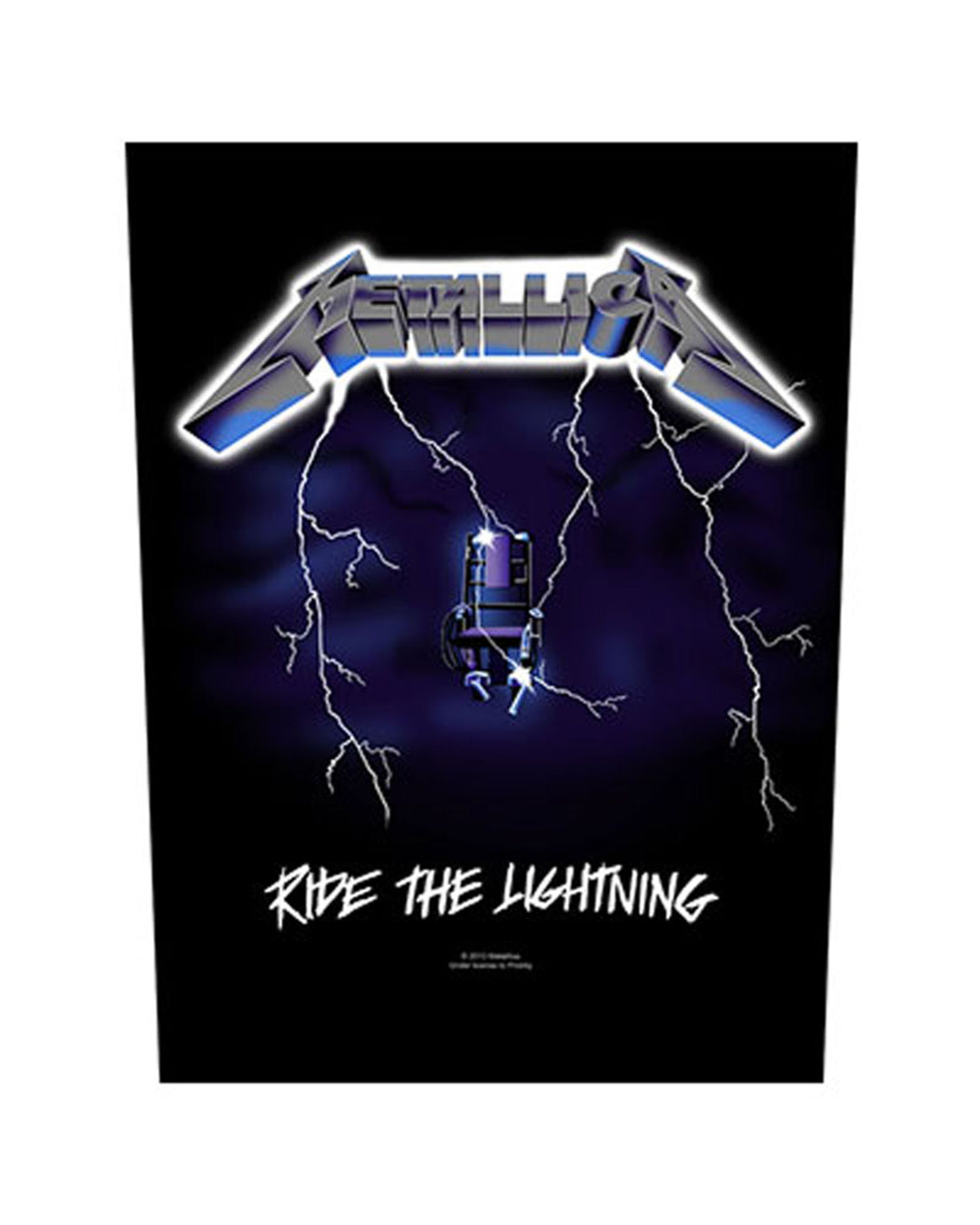 Metallica 'Ride The Lightning' Back Patch Eyesore Merch