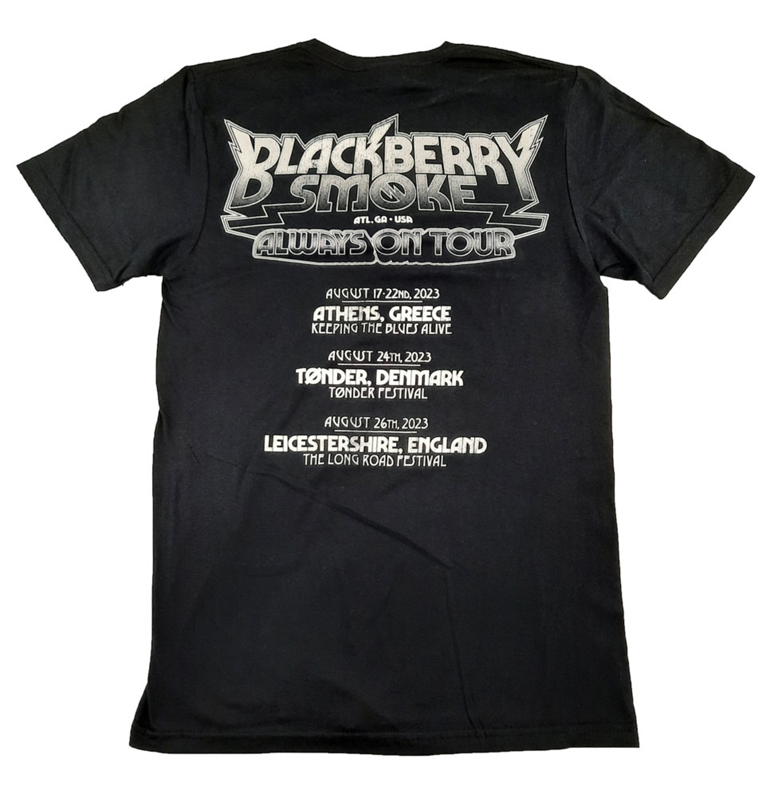 blackberry smoke tour t shirts