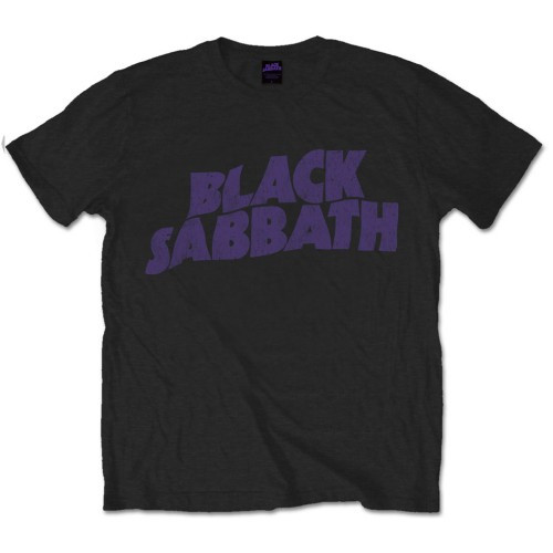 Black Sabbath 'Wavy Logo Vintage' T-Shirt