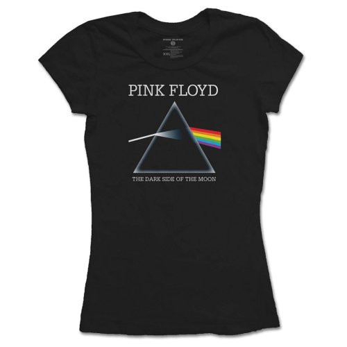 Pink Floyd 'Dark Side Of The Moon Refract' Womens Fitted T-Shirt
