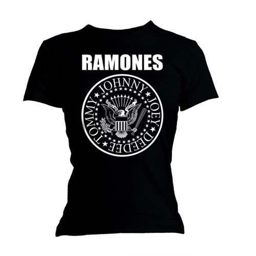 Ramones 'Seal' Womens Fitted T-Shirt