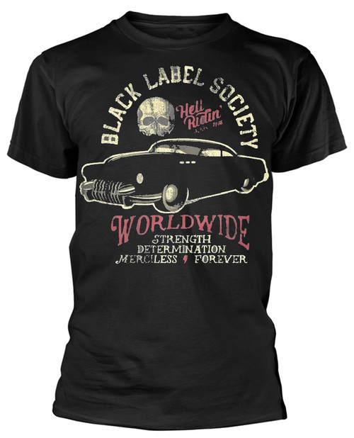 Black Label Society 'Hell Riding Hot Rod' T-Shirt