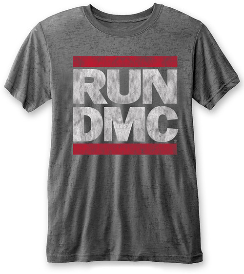 Run DMC 'Vintage Logo' Burnout T-Shirt