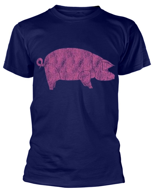 Pink Floyd 'Animals Pig' (Navy) T-Shirt
