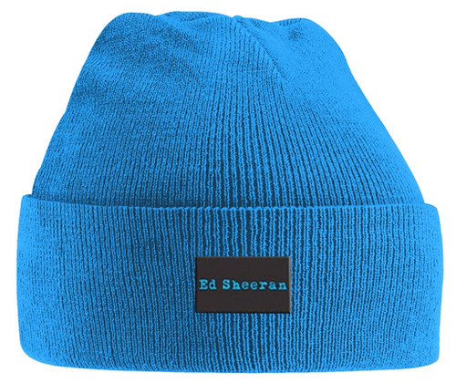 Ed Sheeran 'Logo' (Blue) Beanie Hat