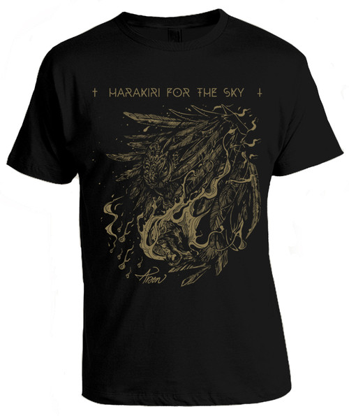 Harakiri For The Sky 'Arson Gold Owl' T-Shirt
