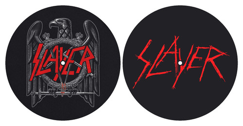 Slayer 'Eagle / Scratched Logo' Turntable Slipmat Set