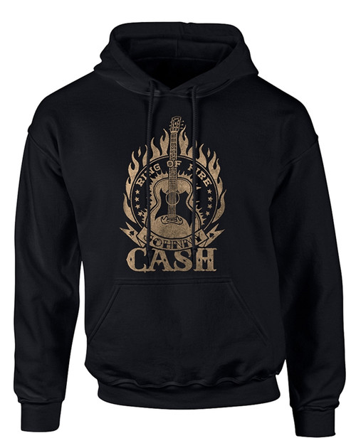 Johnny Cash 'Ring Of Fire' Pull Over Hoodie