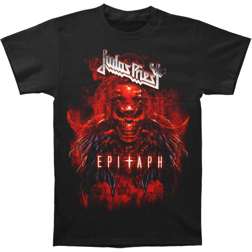 Judas Priest 'Epitaph Red Horns' T-Shirt