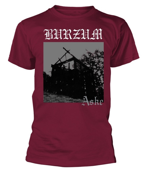 Burzum 'Aske' (Maroon) T-Shirt