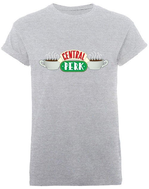 Friends 'Central Perk' Rolled Sleeve T-Shirt
