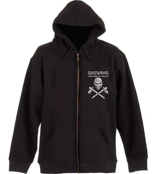 Iron Maiden 'Eddie Axes' Zip Up Hoodie