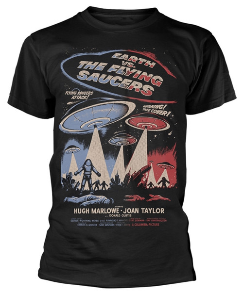 Plan 9 - Earth Vs. The Flying Saucers 'Poster' T-Shirt