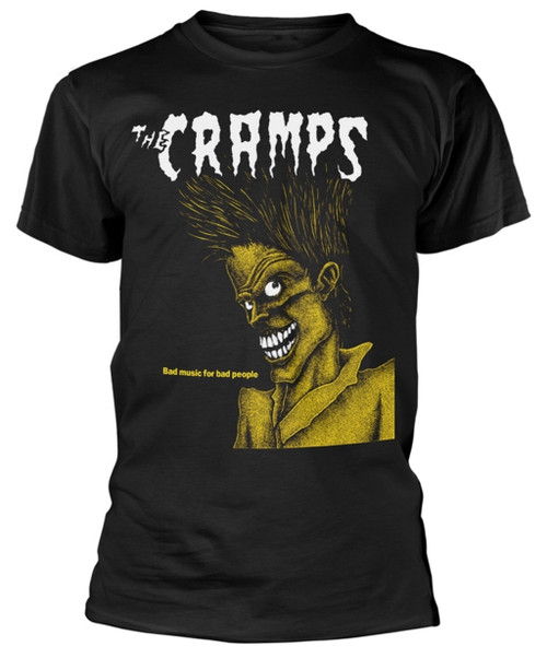 The Cramps 'Bad Music For Bad People' (Black) T-Shirt