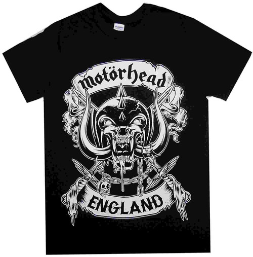 Motorhead 'England Crossed Swords' T-Shirt