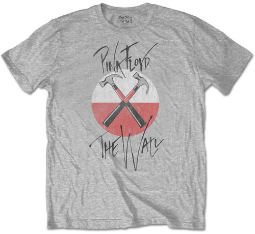 Pink Floyd 'The Wall Faded Hammers Logo' T-Shirt