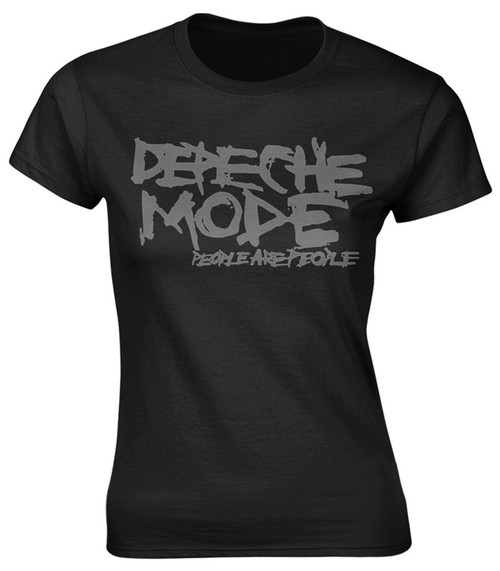 Depeche Mode 'People Are People' Womens Fitted T-Shirt