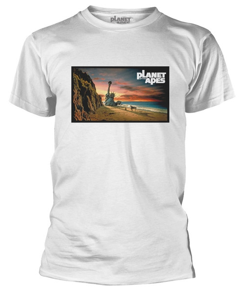 Planet Of The Apes 'Liberty' (White) T-Shirt