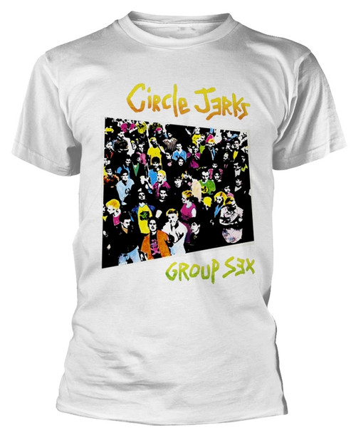 Circle Jerks 'Group Sex' (White) T-Shirt
