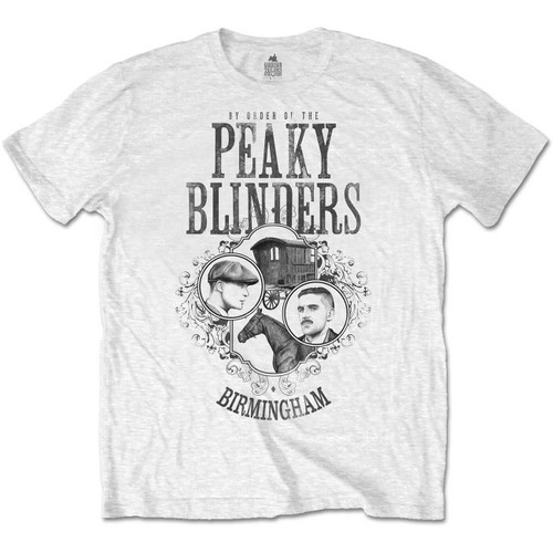 Peaky Blinders 'Horse & Cart' (White) T-Shirt