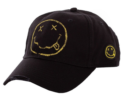 Nirvana 'Smiley' Baseball Cap