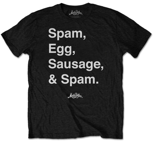 Monty Python 'Spam' (Black) T-Shirt