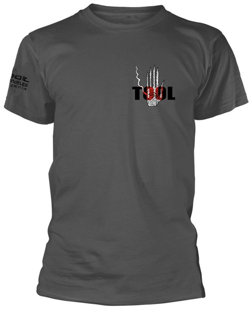 Tool 'Spectre Burst Skeleton' (Grey) T-Shirt Front