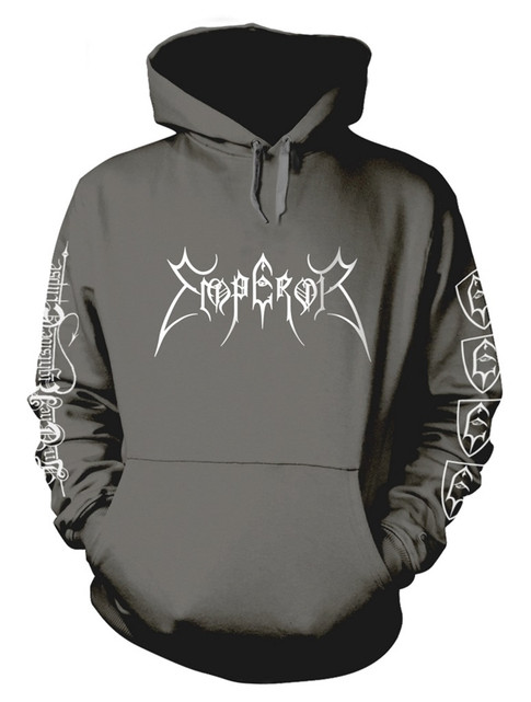 Emperor 'In The Nightside Eclipse' (Grey) Pull Over Hoodie