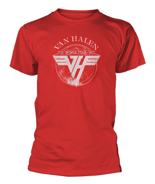 Van Halen '1979 Tour' (Red) T-Shirt