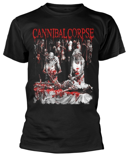 Cannibal Corpse 'Butchered At Birth Explicit' (Black) T-Shirt