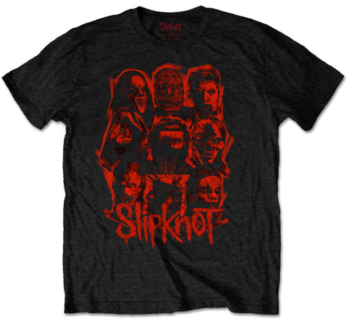 Slipknot 'WANYK Red Patch' (Black) T-Shirt