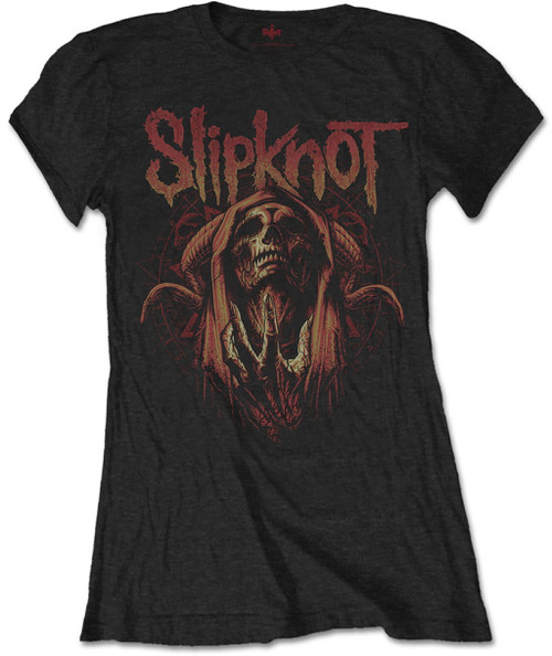 Slipknot 'Evil Witch' (Black) Womens Fitted T-Shirt